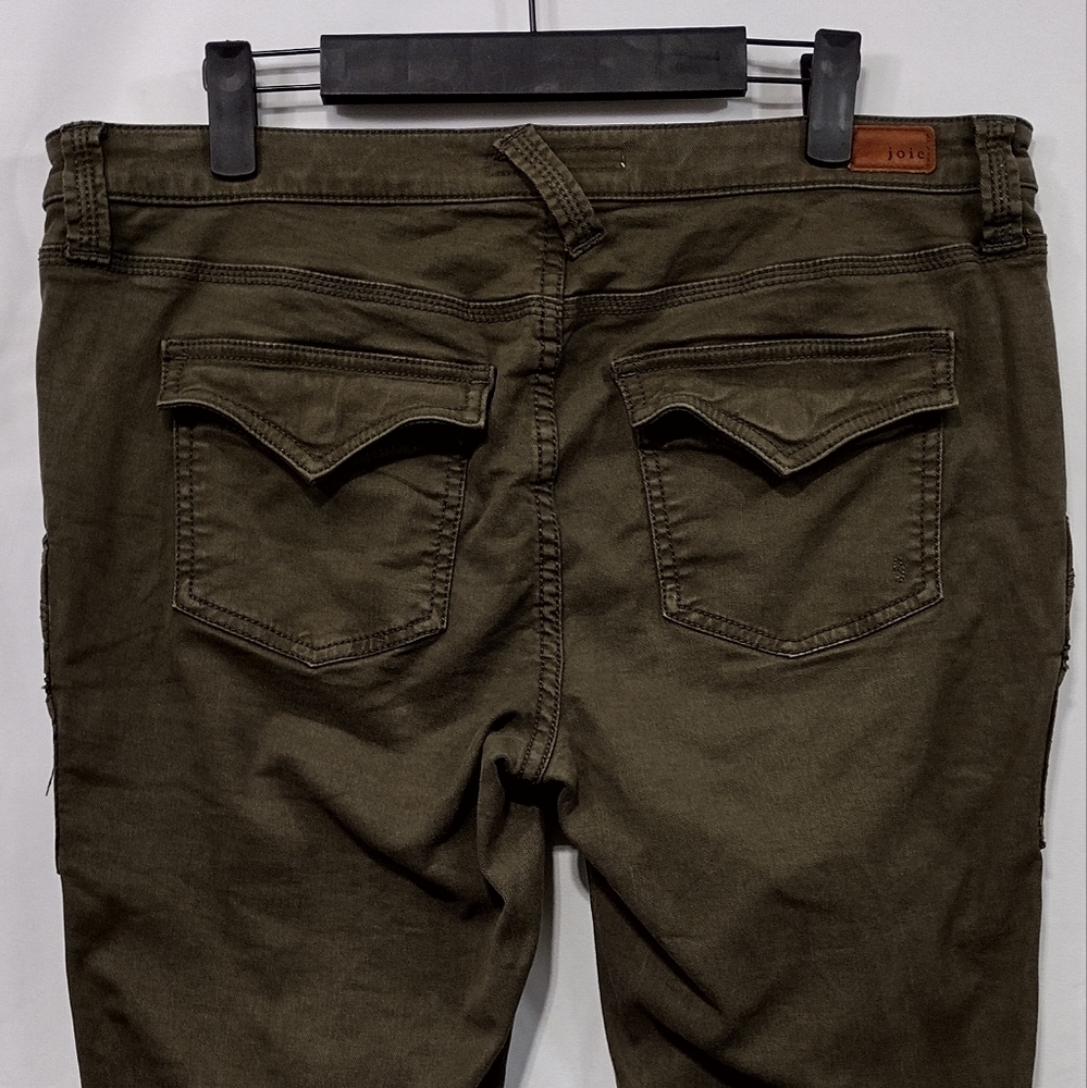 Joie Jeans Park Skinny Utility Pants Womens 32 Green Boho Retro 90s Y2K Casual - Picture 8 of 11